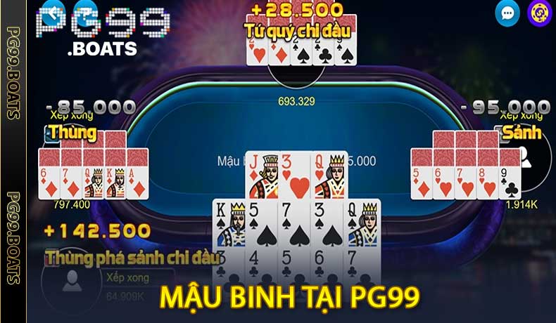Mậu Binh tại PG99 - Hướng Dẫn Từ A-Z Cho Người Mới Bắt Đầu